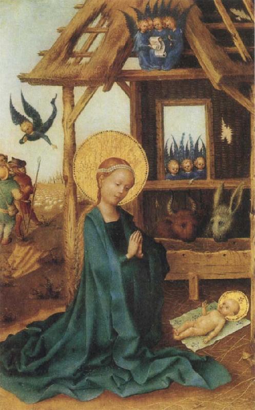 Stefan Lochner Adoration of the Child Germany oil painting art